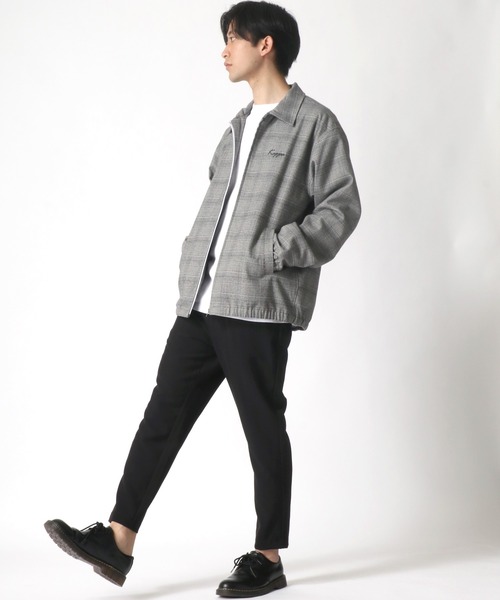 Kappa(カッパ)の「Kappa/カッパ オーバーサイズ スイングトップ/ブルゾン(ブルゾン・メンズ・ブラック/グレー系その他/ベージュ系その他・M/L/XL)」の22枚目の写真
