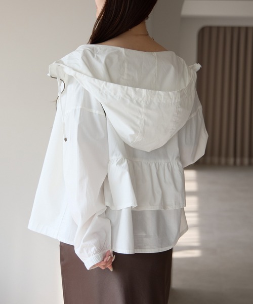 セール】バックギャザーフリルマウンテンパーカー（マウンテンパーカー