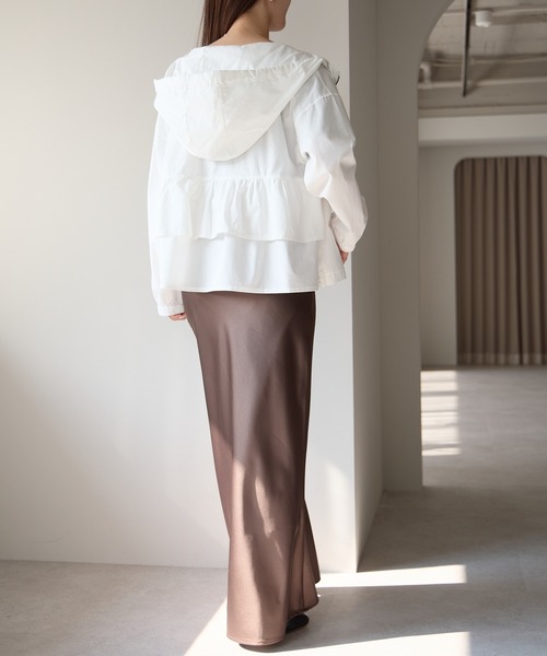 セール】バックギャザーフリルマウンテンパーカー（マウンテンパーカー