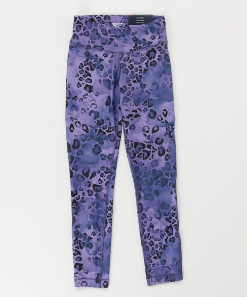 Reebok（リーボック）の「モダン サファリ ラックス ボールド レギンス / Modern Safari Lux Bold Leggings（レギンス/スパッツ・レディース・ライトグレー/パープル系その他・SMALL/MEDIUM/LARGE/X-LARGE/X-SMALL）」の5枚目の写真