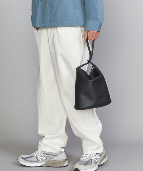 BEAUTY&YOUTH UNITED ARROWS（ビューティーアンドユースユナイテッドアローズ）の「BY スムース キャンディー ポーチ/バッグ（ハンドバッグ・メンズ・ブラック/ベージュ・FREE）」の13枚目の写真