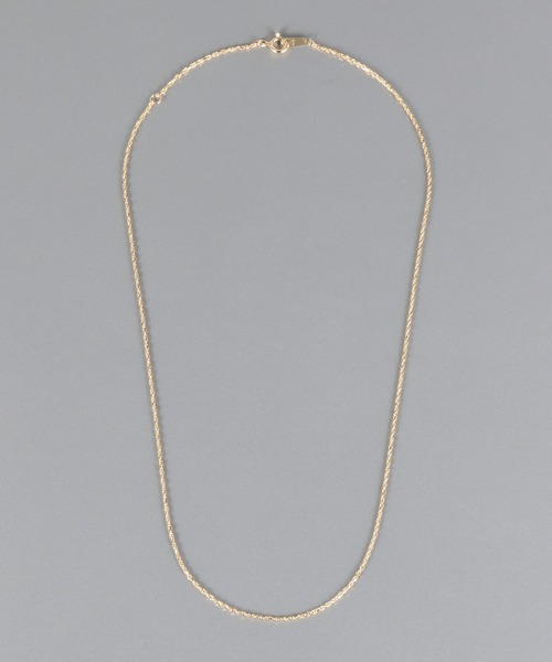PAS TIERRA（パティエラ）の「[Ray] K10レイスクリューチェーンネックレス（ネックレス・レディース・イエローゴールド・FREE）」の4枚目の写真