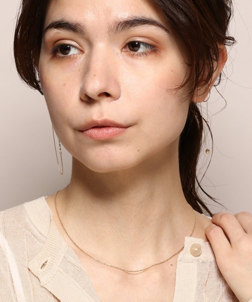 PAS TIERRA（パティエラ）の「[Ray] K10レイスクリューチェーンネックレス（ネックレス・レディース・イエローゴールド・FREE）」の7枚目の写真