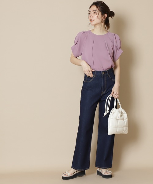 N.（N. Natural Beauty Basic）（エヌエヌナチュラルビューティーベーシック）の「◆キルティング巾着ショルダーバッグ（ショルダーバッグ・レディース・オフホワイト/ブラック・ﾌﾘ-）」の3枚目の写真