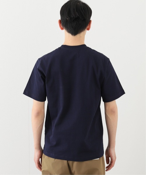 DANTON（ダントン）の「【DANTON / ダントン】 C/N PK TEE SOLID（Tシャツ/カットソー・メンズ・ホワイト/チャコールグレー/ベージュ/ネイビー/カーキ/サックスブルー/イエロー・40/38/42/36）」の13枚目の写真