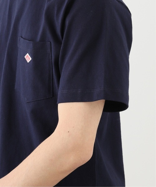 DANTON（ダントン）の「【DANTON / ダントン】 C/N PK TEE SOLID（Tシャツ/カットソー・メンズ・ホワイト/チャコールグレー/ベージュ/ネイビー/カーキ/サックスブルー/イエロー・40/38/42/36）」の17枚目の写真
