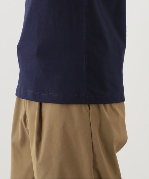 DANTON（ダントン）の「【DANTON / ダントン】 C/N PK TEE SOLID（Tシャツ/カットソー・メンズ・ホワイト/チャコールグレー/ベージュ/ネイビー/カーキ/サックスブルー/イエロー・40/38/42/36）」の18枚目の写真