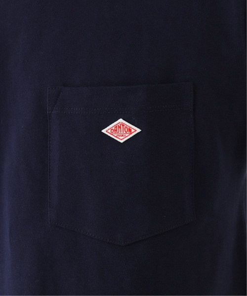 DANTON（ダントン）の「【DANTON / ダントン】 C/N PK TEE SOLID（Tシャツ/カットソー・メンズ・ホワイト/チャコールグレー/ベージュ/ネイビー/カーキ/サックスブルー/イエロー・40/38/42/36）」の19枚目の写真