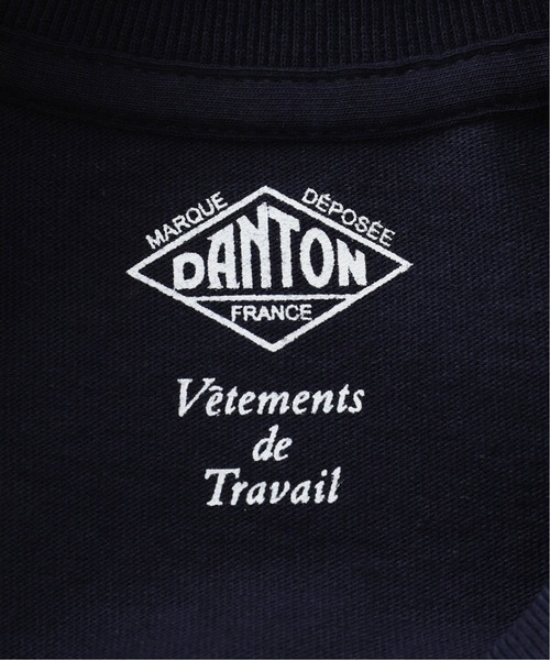 DANTON（ダントン）の「【DANTON / ダントン】 C/N PK TEE SOLID（Tシャツ/カットソー・メンズ・ホワイト/チャコールグレー/ベージュ/ネイビー/カーキ/サックスブルー/イエロー・40/38/42/36）」の21枚目の写真