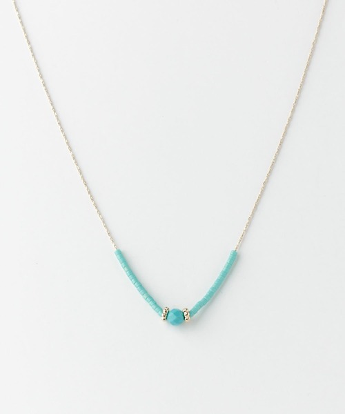 URBAN RESEARCH Sonny Label（アーバンリサーチサニーレーベル）の「ビーズロングネックレス∴（ネックレス・レディース・ホワイト/ブルー系その他・ONE）」の2枚目の写真