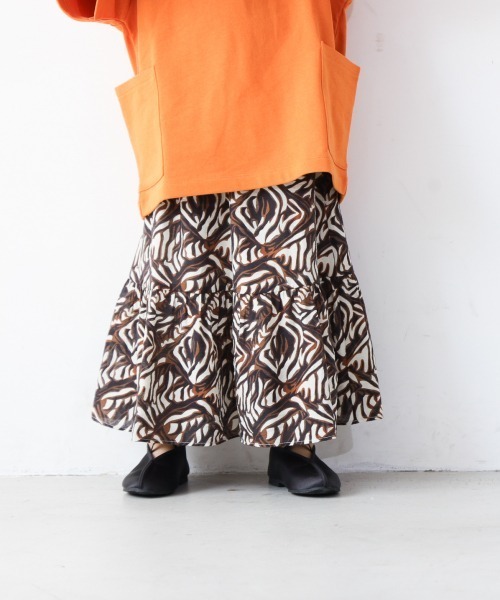 LOWRYS FARM(ローリーズファーム)の「アフリカンティアードスカート 944123(スカート・キッズ・ブラック/ブラウン・110cm/120cm/130cm)」の5枚目の写真