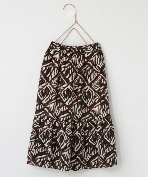 LOWRYS FARM(ローリーズファーム)の「アフリカンティアードスカート 944123(スカート・キッズ・ブラック/ブラウン・110cm/120cm/130cm)」の10枚目の写真