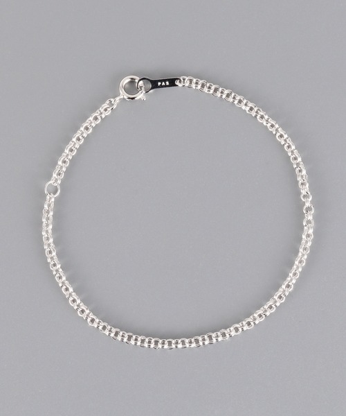 PAS TIERRA（パティエラ）の「【Chaine】ダブルラウンドチェーンブレスレット（ブレスレット・レディース・シルバー/イエローゴールド・FREE）」の4枚目の写真