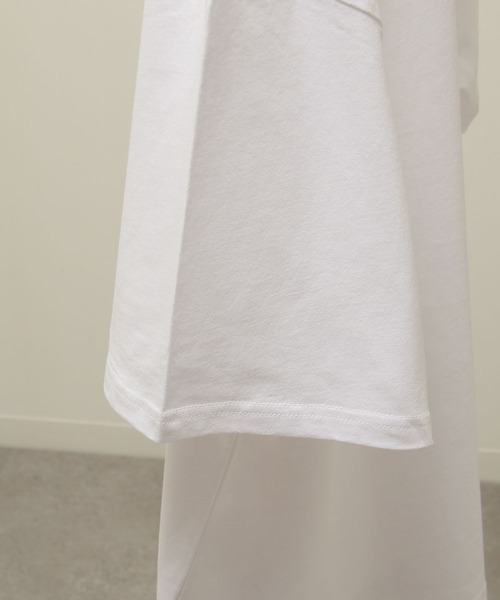 ZIP FIVE(ジップファイブ)の「【ZIP FIVE】オーバーサイズ 薔薇刺繍半そでTシャツ(Tシャツ/カットソー・メンズ・ホワイト/ブラック/ホワイト系/ブラック系・MEDIUM/LARGE)」の14枚目の写真