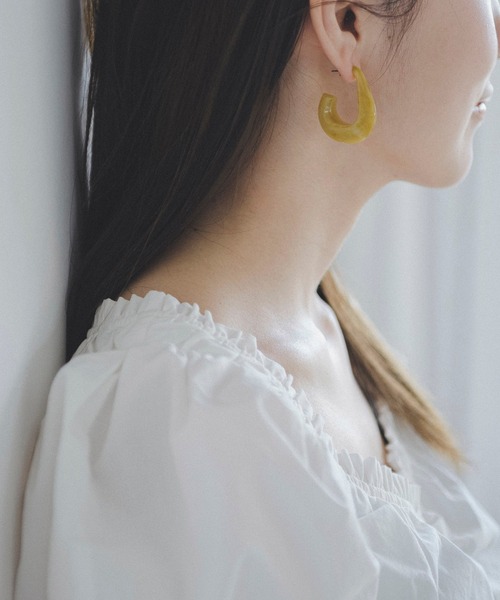 FREE'S MART(フリーズマート)の「ペールカラーピアス(ピアス(両耳用)・レディース・ピンク/ライトグリーン・フリ-)」の4枚目の写真