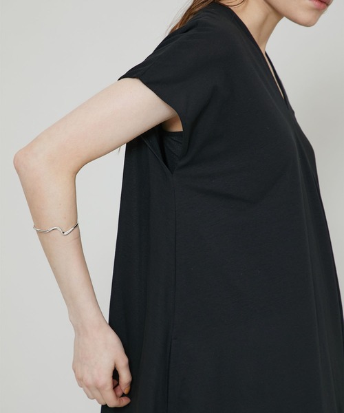 ATON(エイトン)】DRAPED DRESS/ドレープドレス OPAGIM0402