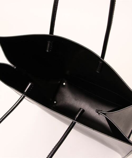 YAHKI（ヤーキ）の「【 YAHKI / ヤーキ 】 W FACE LEATHER TOTE / SHOLDER BAG 2wayレザーバッグ（トートバッグ・レディース・ブラック/ベージュ/オレンジ・FREE）」の5枚目の写真