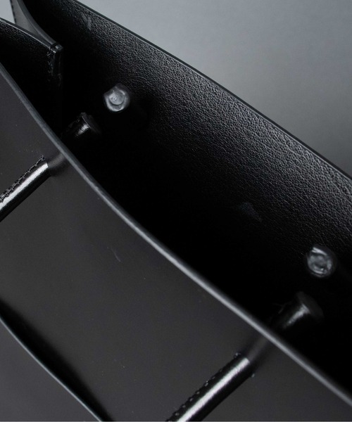 YAHKI（ヤーキ）の「【 YAHKI / ヤーキ 】 W FACE LEATHER TOTE / SHOLDER BAG 2wayレザーバッグ（トートバッグ・レディース・ブラック/ベージュ/オレンジ・FREE）」の14枚目の写真