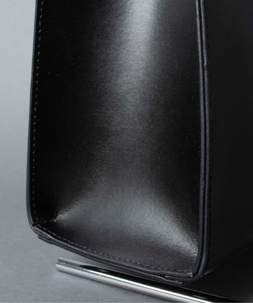 YAHKI（ヤーキ）の「【 YAHKI / ヤーキ 】 W FACE LEATHER TOTE / SHOLDER BAG 2wayレザーバッグ（トートバッグ・レディース・ブラック/ベージュ/オレンジ・FREE）」の7枚目の写真