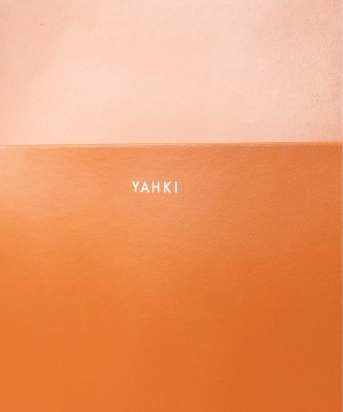 YAHKI（ヤーキ）の「【 YAHKI / ヤーキ 】 W FACE LEATHER TOTE / SHOLDER BAG 2wayレザーバッグ（トートバッグ・レディース・ブラック/ベージュ/オレンジ・FREE）」の16枚目の写真