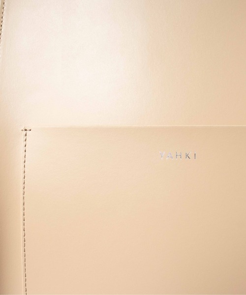 YAHKI（ヤーキ）の「【 YAHKI / ヤーキ 】 W FACE LEATHER TOTE / SHOLDER BAG 2wayレザーバッグ（トートバッグ・レディース・ブラック/ベージュ/オレンジ・FREE）」の11枚目の写真