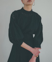 【CLANE(クラネ)】カットエンブロイダリートップ /CUT EMBROIDERY TOP 11122-4212