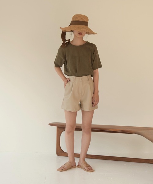 Amiur（エミレ）の「lady like straw hat（ハット・レディース・ベージュ/ブラウン・FREE）」の14枚目の写真