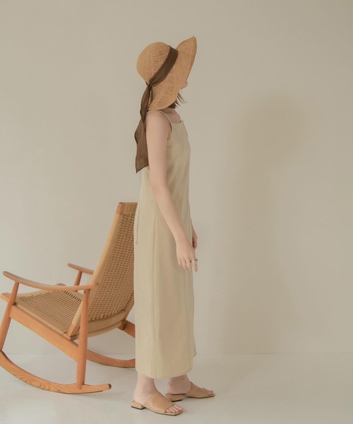 Amiur（エミレ）の「lady like straw hat（ハット・レディース・ベージュ/ブラウン・FREE）」の3枚目の写真