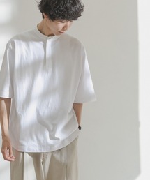 FORK&SPOON | FORK&SPOON　OE天竺バンドカラーショートスリーブ(シャツ/ブラウス)