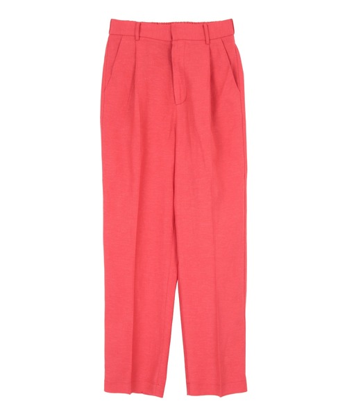 titivate（ティティベイト）の「ｾﾝﾀｰﾌﾟﾚｽ麻混ﾃｰﾊﾟｰﾄﾞﾊﾟﾝﾂ（その他パンツ・レディース・イエロー/ネイビー/ライトベージュ/レッド・S/L/M）」の11枚目の写真