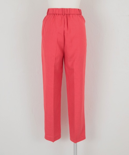 titivate（ティティベイト）の「ｾﾝﾀｰﾌﾟﾚｽ麻混ﾃｰﾊﾟｰﾄﾞﾊﾟﾝﾂ（その他パンツ・レディース・イエロー/ネイビー/ライトベージュ/レッド・S/L/M）」の21枚目の写真