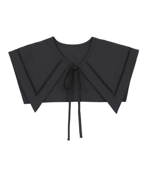 titivate（ティティベイト）の「レースデザインビッグセーラーカラー/付け襟（付け襟・レディース・ホワイト/ブラック・F）」の4枚目の写真