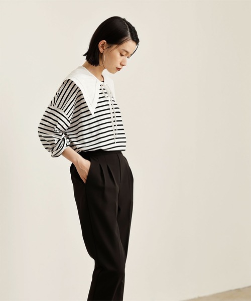 titivate（ティティベイト）の「レースデザインビッグセーラーカラー/付け襟（付け襟・レディース・ホワイト/ブラック・F）」の8枚目の写真