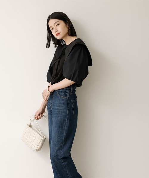 titivate（ティティベイト）の「レースデザインビッグセーラーカラー/付け襟（付け襟・レディース・ホワイト/ブラック・F）」の13枚目の写真