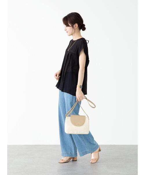 ELENCARE DUE(エレンカーレデュエ)の「・ELENCARE DUE ヨウリュウフレンチブラウス*(シャツ/ブラウス・レディース・ブラック/ブルー/ピンク/オフホワイト・FREE)」の21枚目の写真