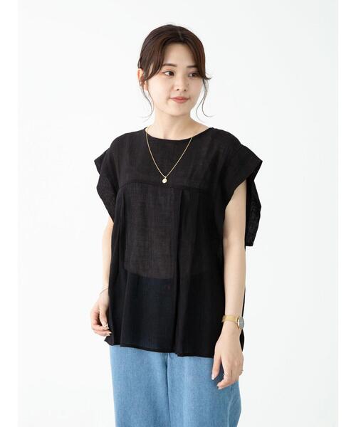 ELENCARE DUE(エレンカーレデュエ)の「・ELENCARE DUE ヨウリュウフレンチブラウス*(シャツ/ブラウス・レディース・ブラック/ブルー/ピンク/オフホワイト・FREE)」の19枚目の写真