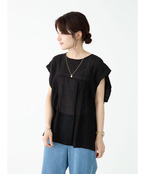 ELENCARE DUE(エレンカーレデュエ)の「・ELENCARE DUE ヨウリュウフレンチブラウス*(シャツ/ブラウス・レディース・ブラック/ブルー/ピンク/オフホワイト・FREE)」の18枚目の写真