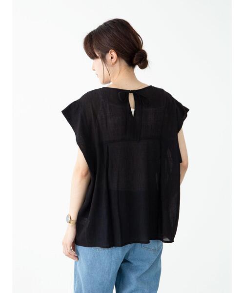 ELENCARE DUE(エレンカーレデュエ)の「・ELENCARE DUE ヨウリュウフレンチブラウス*(シャツ/ブラウス・レディース・ブラック/ブルー/ピンク/オフホワイト・FREE)」の17枚目の写真