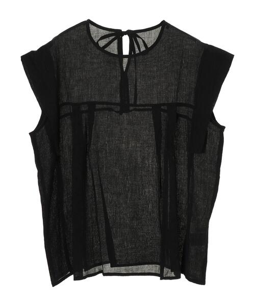 ELENCARE DUE(エレンカーレデュエ)の「・ELENCARE DUE ヨウリュウフレンチブラウス*(シャツ/ブラウス・レディース・ブラック/ブルー/ピンク/オフホワイト・FREE)」の7枚目の写真