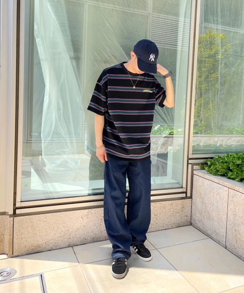 WHO'S WHO gallery(フーズフーギャラリー)の「【KOOKY'N/クーキー】ボーダーTEE(Tシャツ/カットソー・メンズ・ブラック/グリーン/ブラウン/ネイビー/アッシュグレー・FREE)」の16枚目の写真