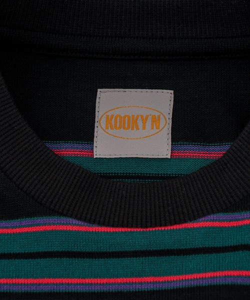 WHO'S WHO gallery(フーズフーギャラリー)の「【KOOKY'N/クーキー】ボーダーTEE(Tシャツ/カットソー・メンズ・ブラック/グリーン/ブラウン/ネイビー/アッシュグレー・FREE)」の19枚目の写真