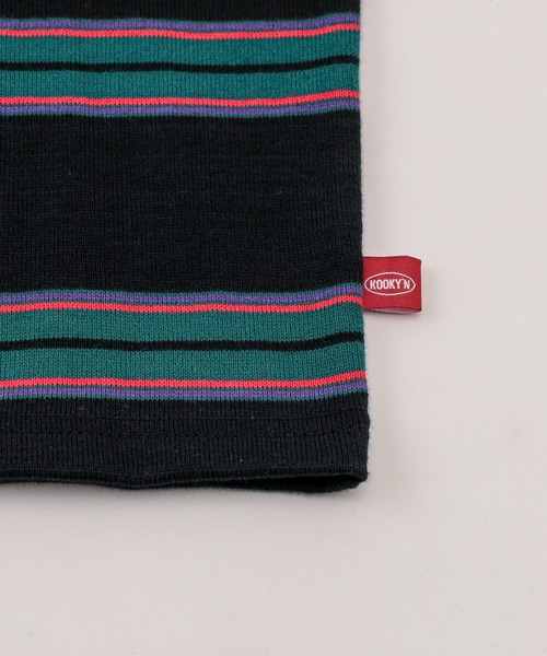 WHO'S WHO gallery(フーズフーギャラリー)の「【KOOKY'N/クーキー】ボーダーTEE(Tシャツ/カットソー・メンズ・ブラック/グリーン/ブラウン/ネイビー/アッシュグレー・FREE)」の22枚目の写真