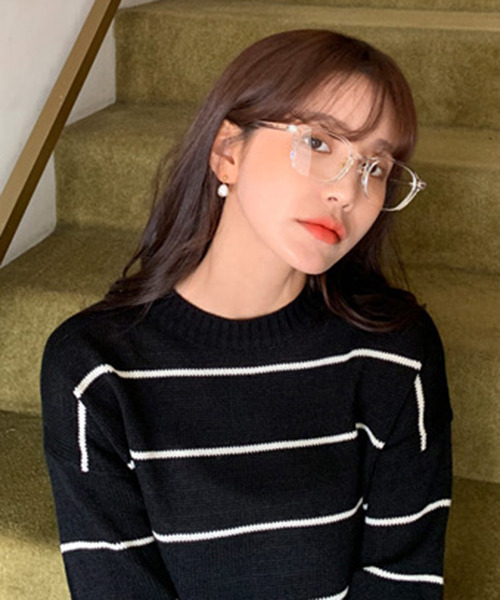 c.u.l（シーユーエル）の「【c.u.l】ユニセックス ボストン クリアレンズメガネ 伊達メガネ cula257（メガネ・レディース・ブラック/グレー/クリア・FREE）」の11枚目の写真