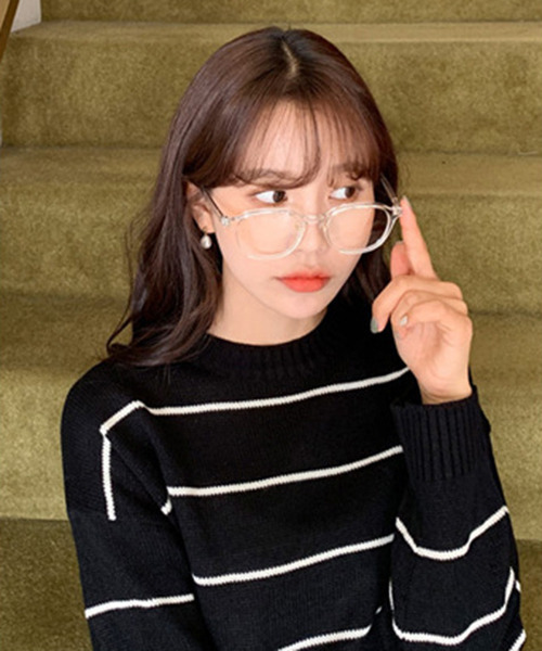 c.u.l（シーユーエル）の「【c.u.l】ユニセックス ボストン クリアレンズメガネ 伊達メガネ cula257（メガネ・レディース・ブラック/グレー/クリア・FREE）」の13枚目の写真