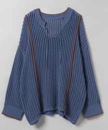 JEANASIS | バイカラーメッシュ2WAYプルオーバー/956642(ニット/セーター)