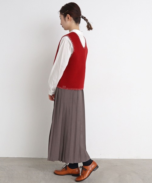 aimer le mieux（エメルミュー）の「△aimer　T/Rプリーツスカート（スカート・レディース・ブラック/ブラウン/グレー・FREE）」の8枚目の写真