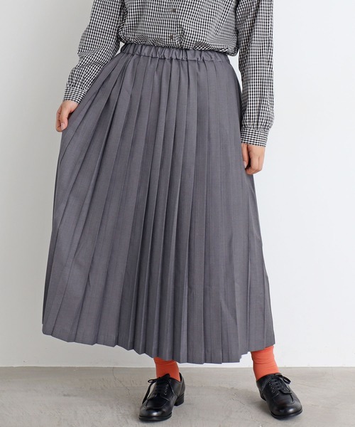 aimer le mieux（エメルミュー）の「△aimer　T/Rプリーツスカート（スカート・レディース・ブラック/ブラウン/グレー・FREE）」の21枚目の写真