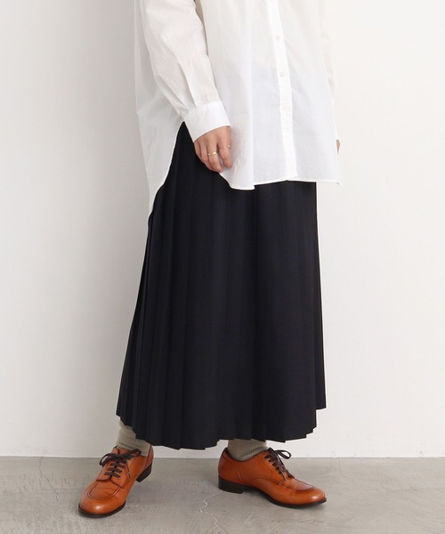 aimer le mieux（エメルミュー）の「△aimer　T/Rプリーツスカート（スカート・レディース・ブラック/ブラウン/グレー・FREE）」の18枚目の写真