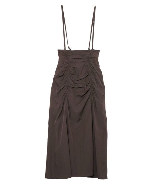 LAGUNAMOON（ラグナムーン）の「ウエストギャザーサスペンダースカート（スカート・レディース・ブラック/ブラウン/ミント・SMALL/MEDIUM）」の10枚目の写真