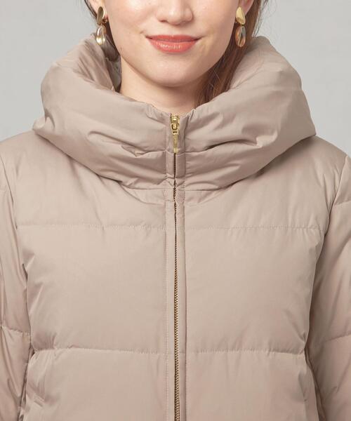 closet story（クローゼットストーリー）の「＜closet story（クローゼットストーリー）＞スムースタフタ ショート ダウン（ダウンジャケット/コート・レディース・ライム/ダークグレー/モカ・FREE）」の7枚目の写真